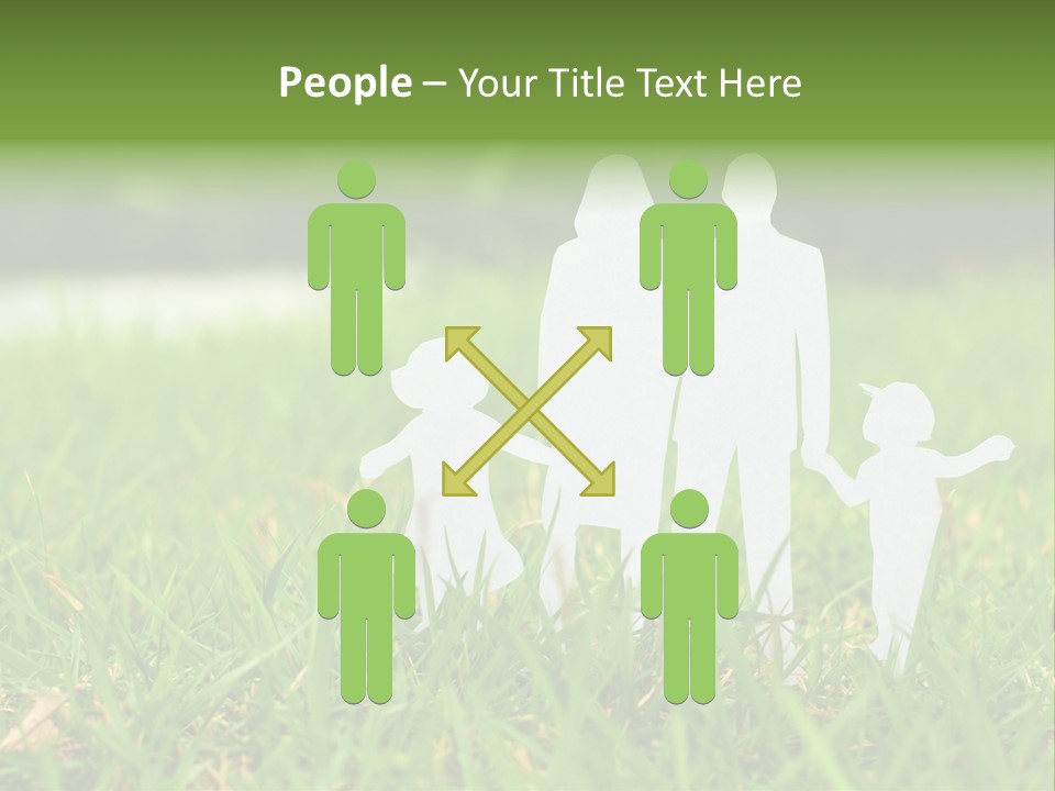 Adopting Chain Men PowerPoint Template