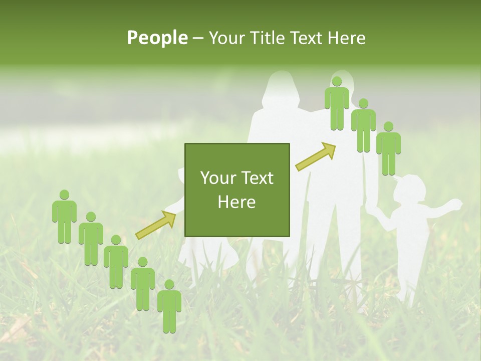 Adopting Chain Men PowerPoint Template