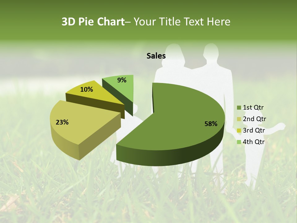 Adopting Chain Men PowerPoint Template