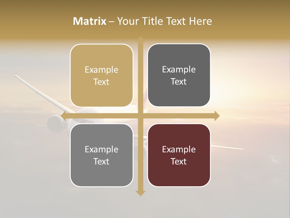 Commercial Tourism Blue PowerPoint Template