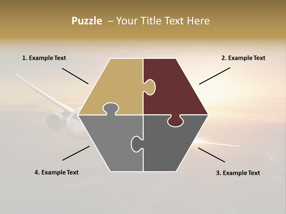 Commercial Tourism Blue PowerPoint Template