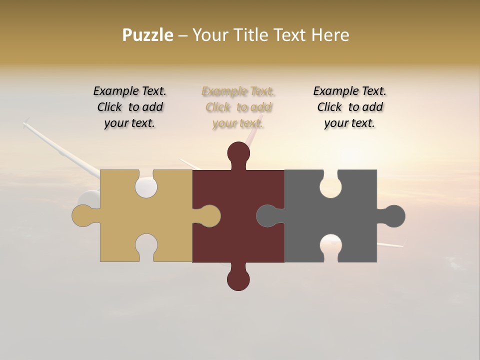 Commercial Tourism Blue PowerPoint Template