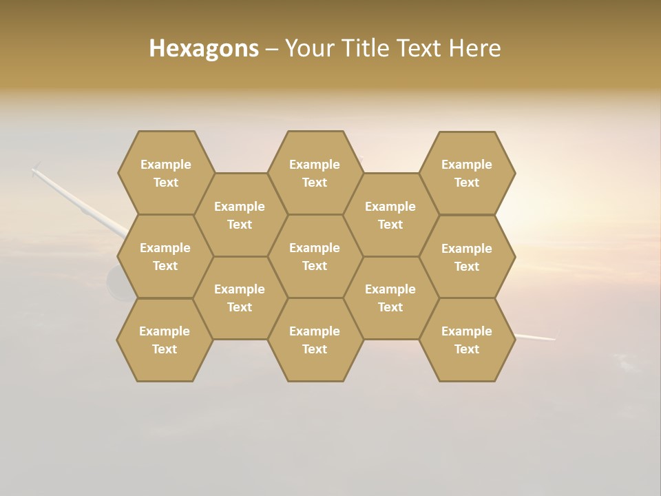 Commercial Tourism Blue PowerPoint Template