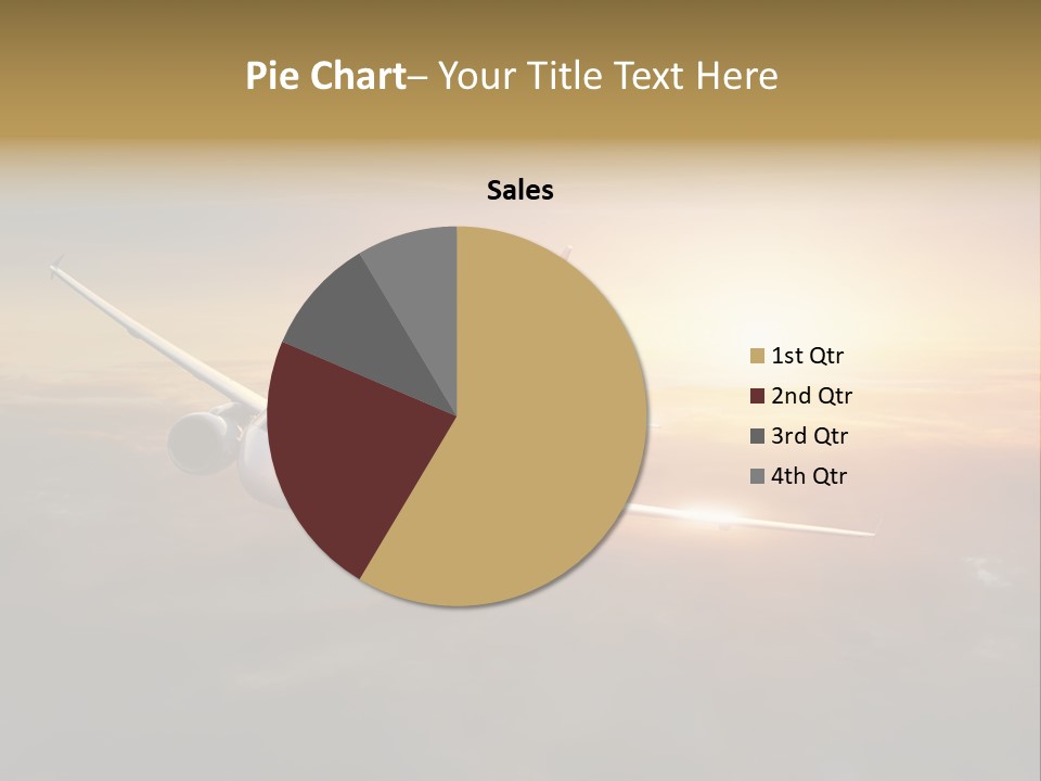Commercial Tourism Blue PowerPoint Template