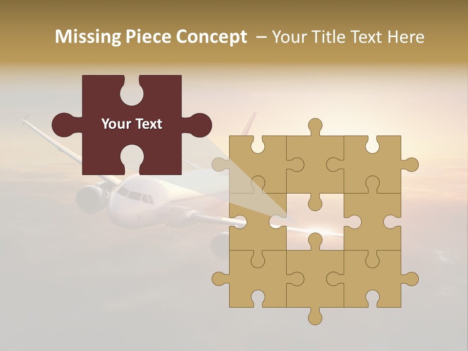 Commercial Tourism Blue PowerPoint Template