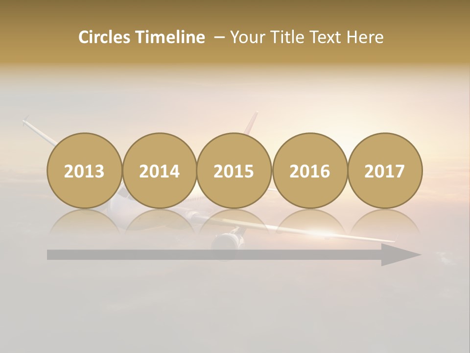 Commercial Tourism Blue PowerPoint Template