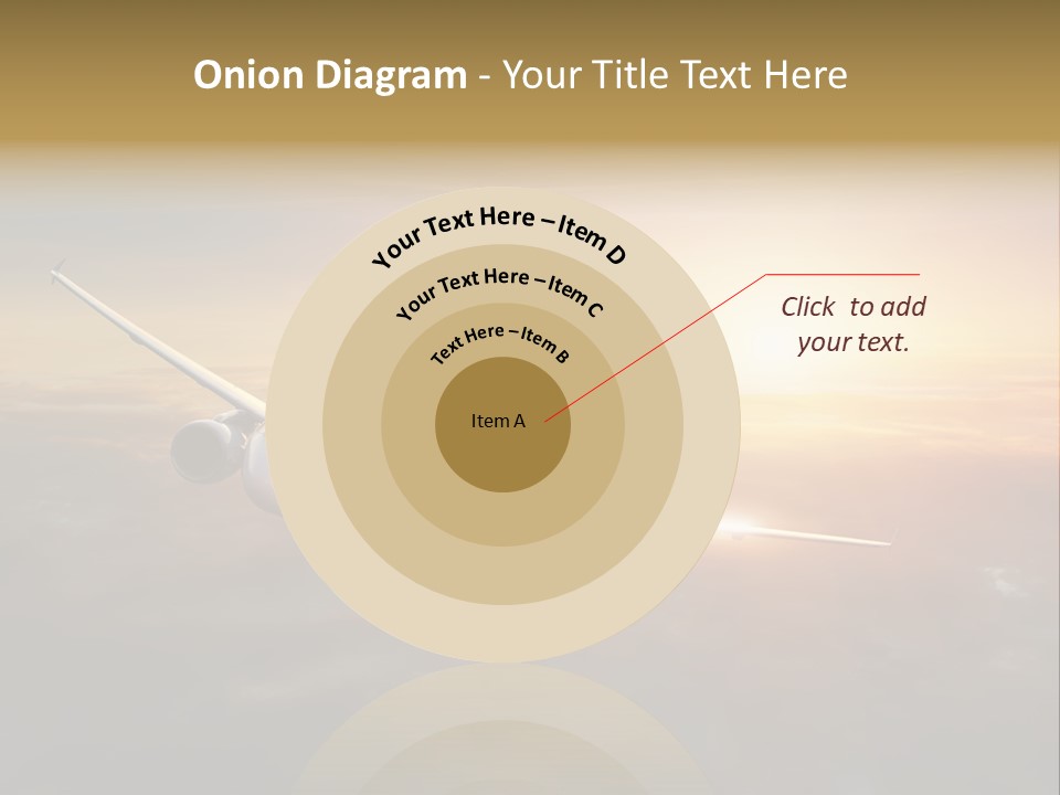 Commercial Tourism Blue PowerPoint Template