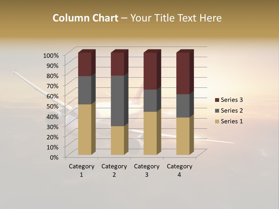 Commercial Tourism Blue PowerPoint Template