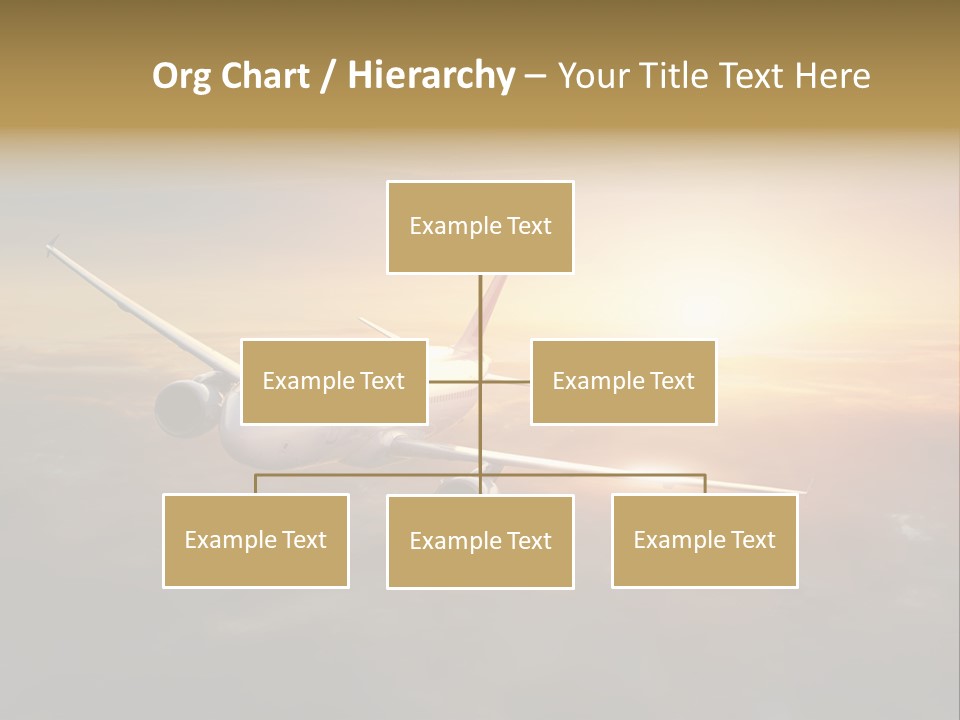 Commercial Tourism Blue PowerPoint Template