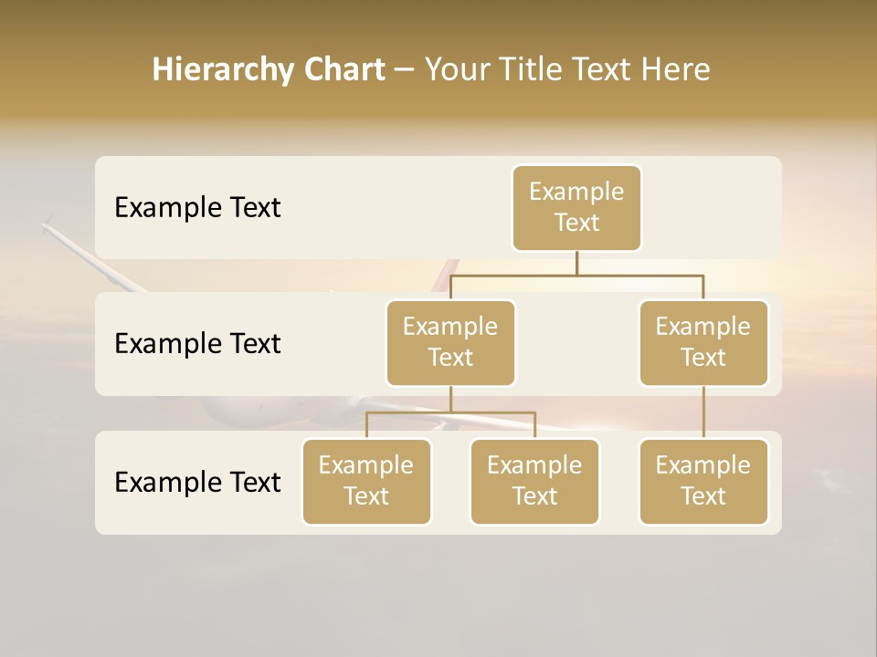 Commercial Tourism Blue PowerPoint Template