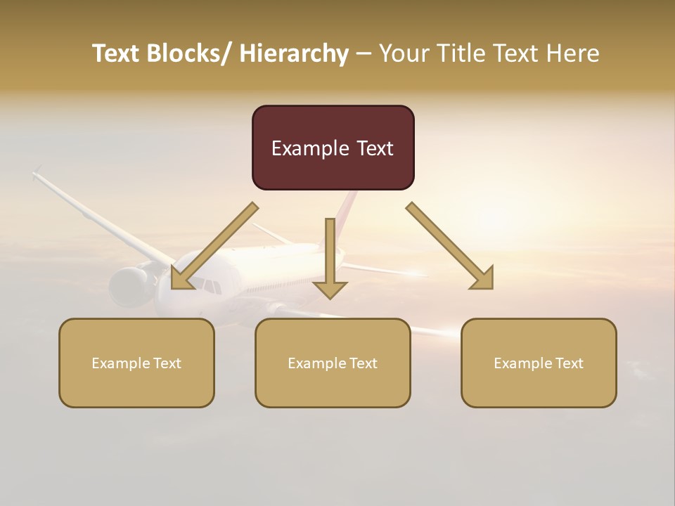 Commercial Tourism Blue PowerPoint Template