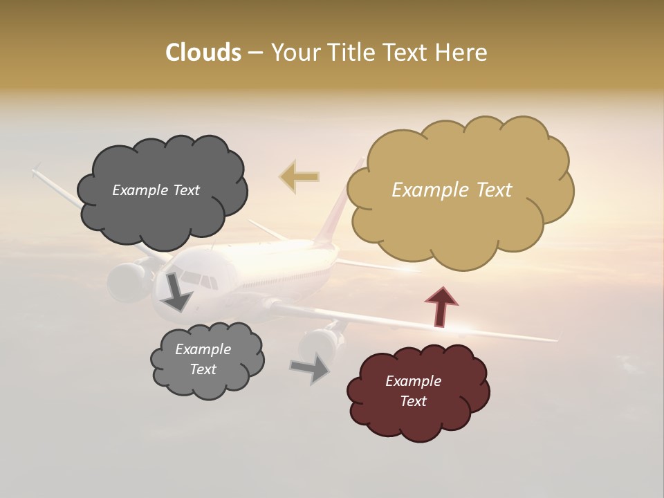 Commercial Tourism Blue PowerPoint Template