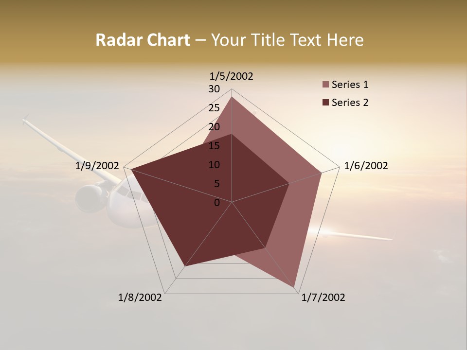 Commercial Tourism Blue PowerPoint Template