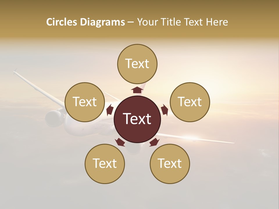 Commercial Tourism Blue PowerPoint Template