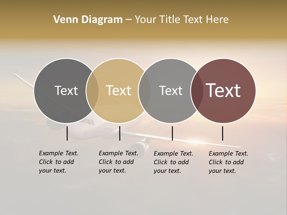 Commercial Tourism Blue PowerPoint Template