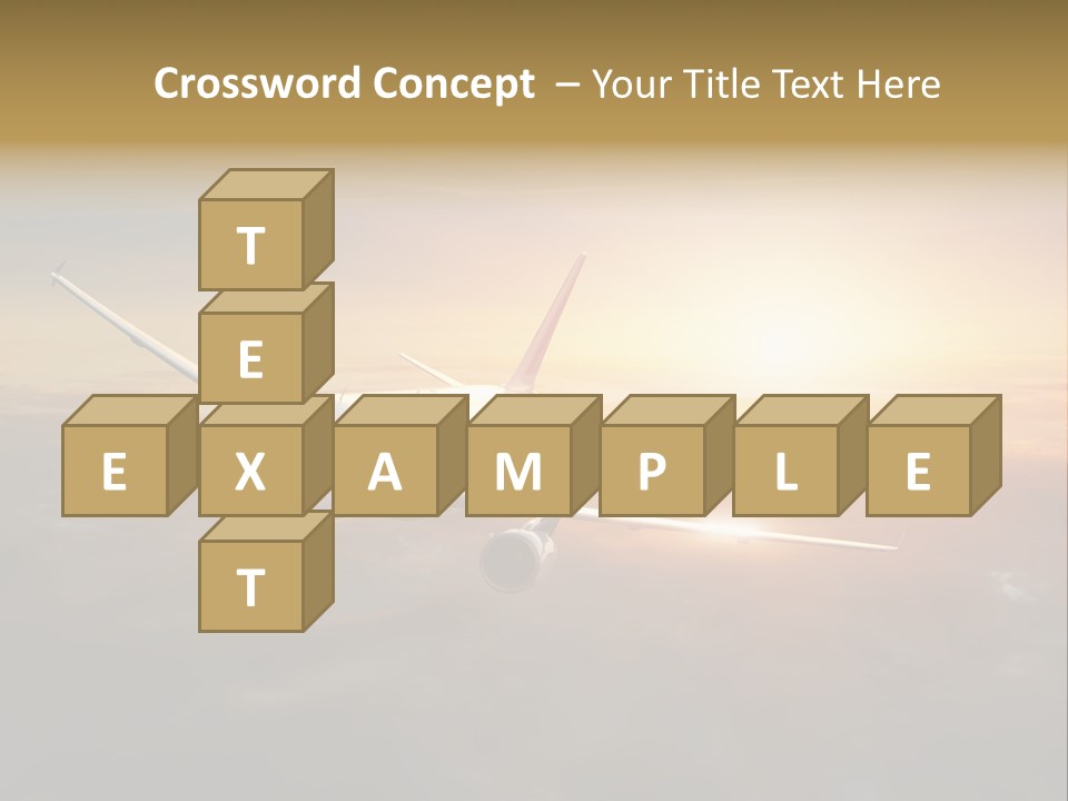 Commercial Tourism Blue PowerPoint Template