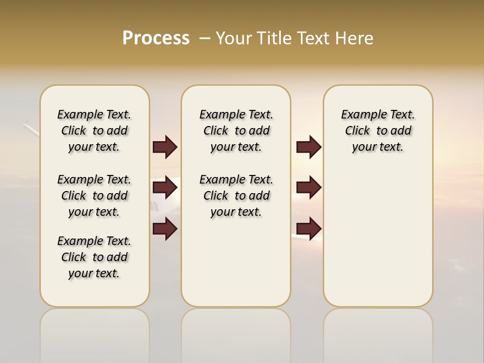 Commercial Tourism Blue PowerPoint Template