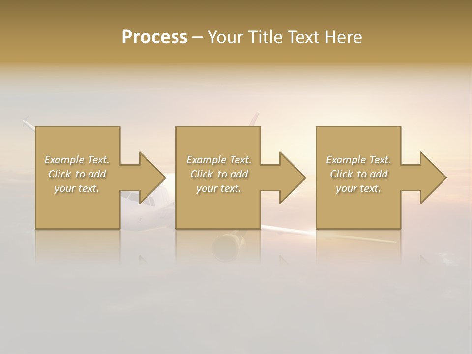 Commercial Tourism Blue PowerPoint Template