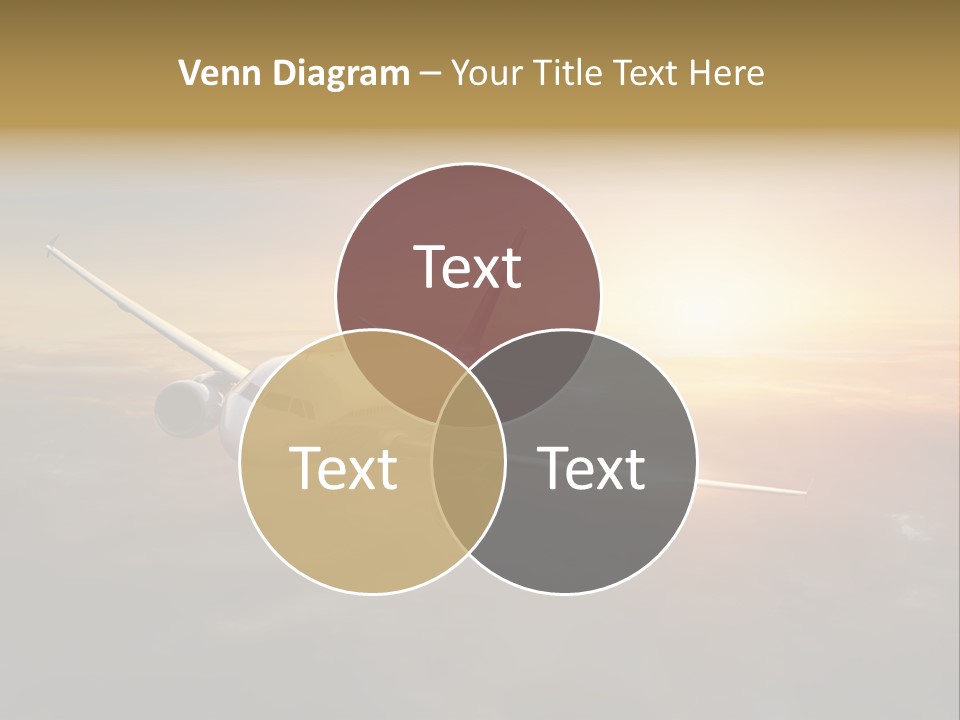 Commercial Tourism Blue PowerPoint Template