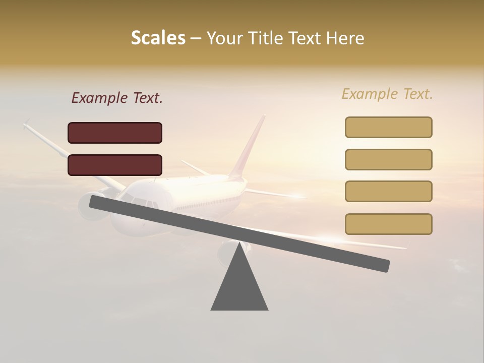 Commercial Tourism Blue PowerPoint Template