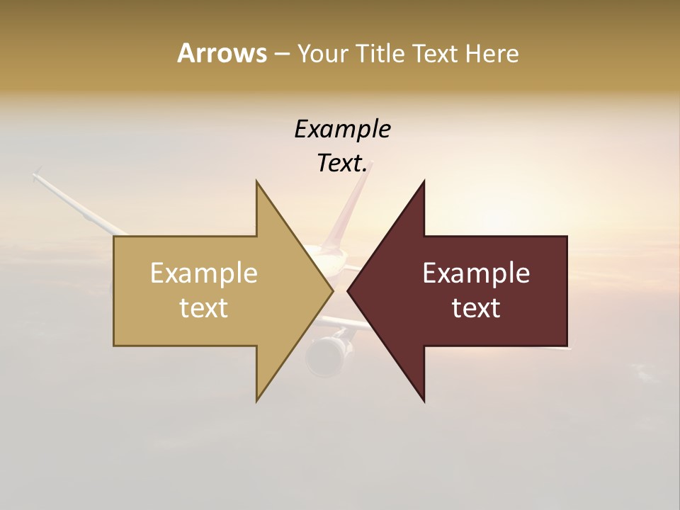 Commercial Tourism Blue PowerPoint Template