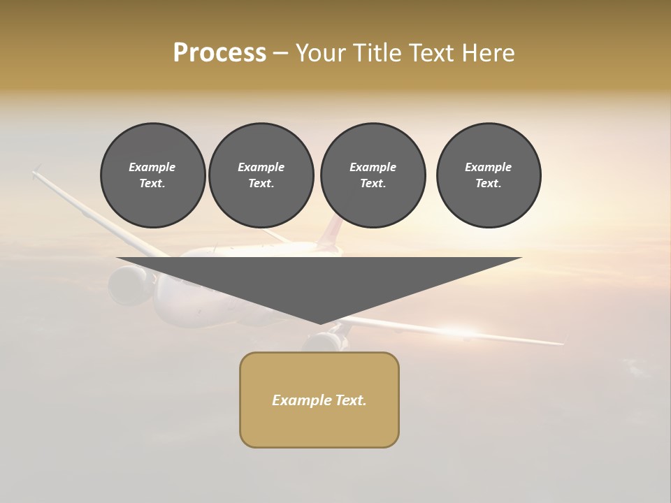 Commercial Tourism Blue PowerPoint Template