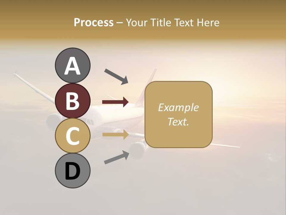 Commercial Tourism Blue PowerPoint Template