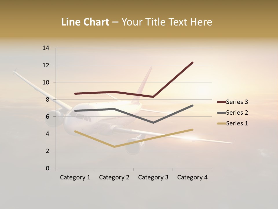 Commercial Tourism Blue PowerPoint Template