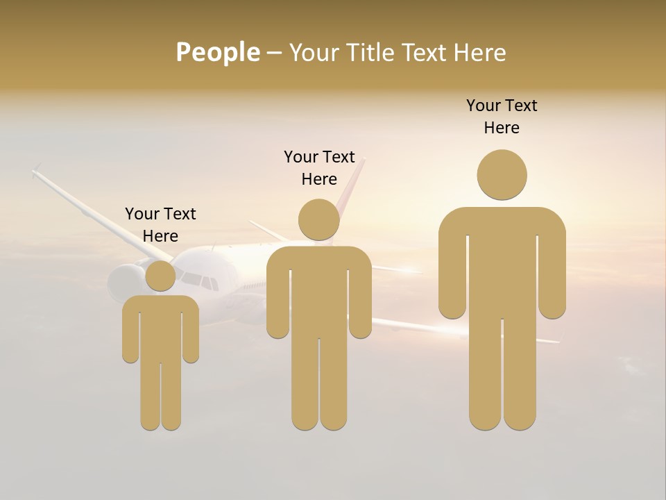 Commercial Tourism Blue PowerPoint Template