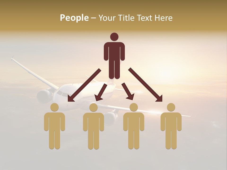 Commercial Tourism Blue PowerPoint Template