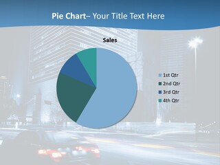 Highway Metropolitan Jinmao PowerPoint Template