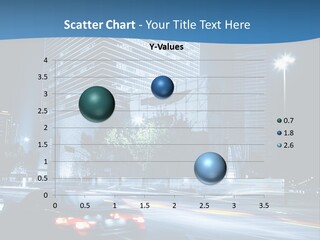 Highway Metropolitan Jinmao PowerPoint Template