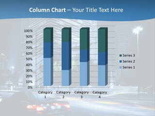 Highway Metropolitan Jinmao PowerPoint Template