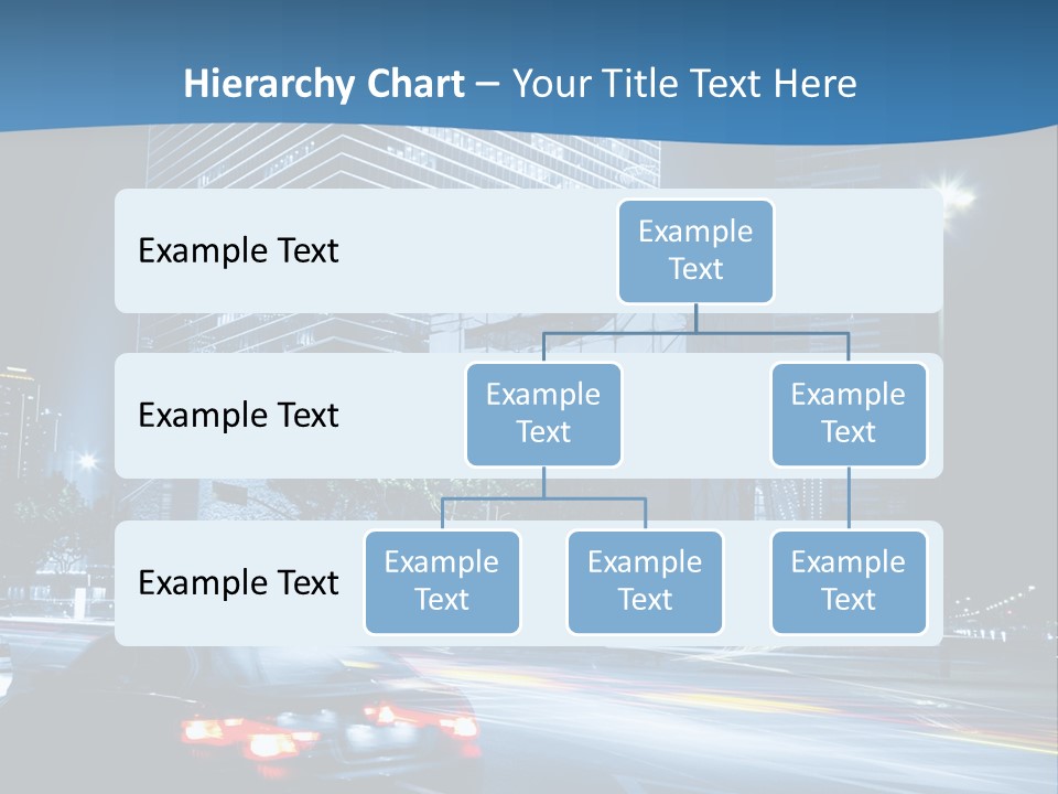 Highway Metropolitan Jinmao PowerPoint Template
