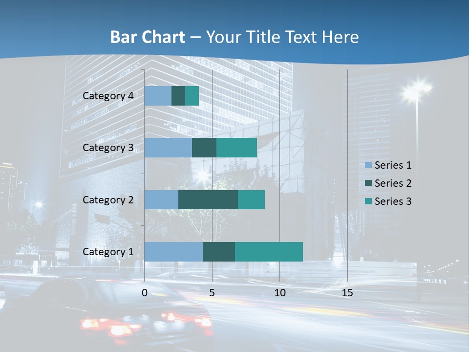 Highway Metropolitan Jinmao PowerPoint Template