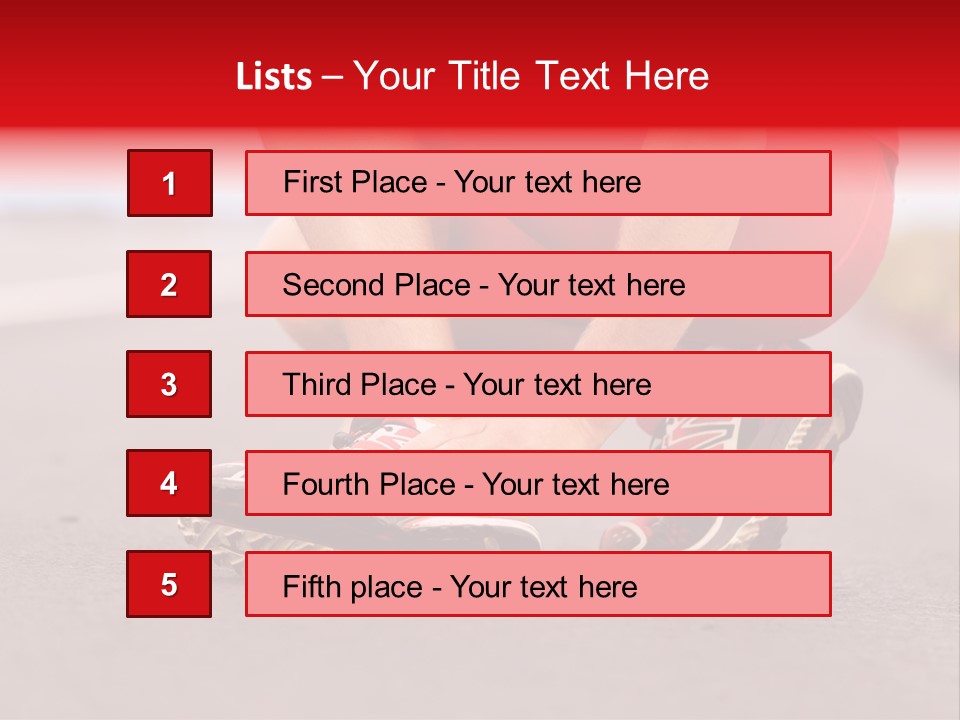 Foot Rupture Injury PowerPoint Template