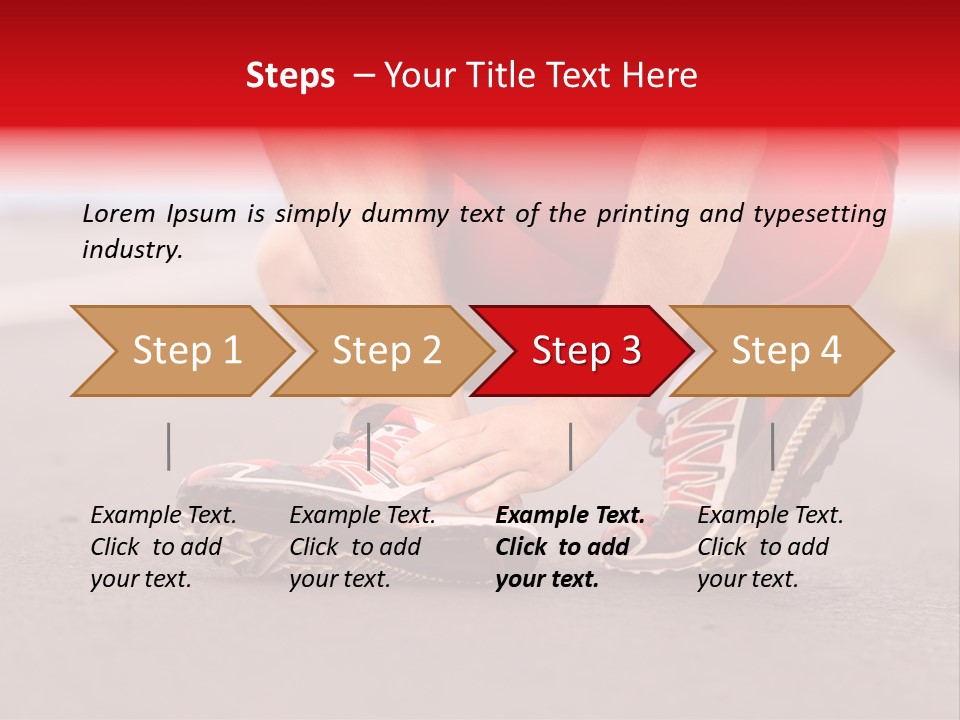 Foot Rupture Injury PowerPoint Template