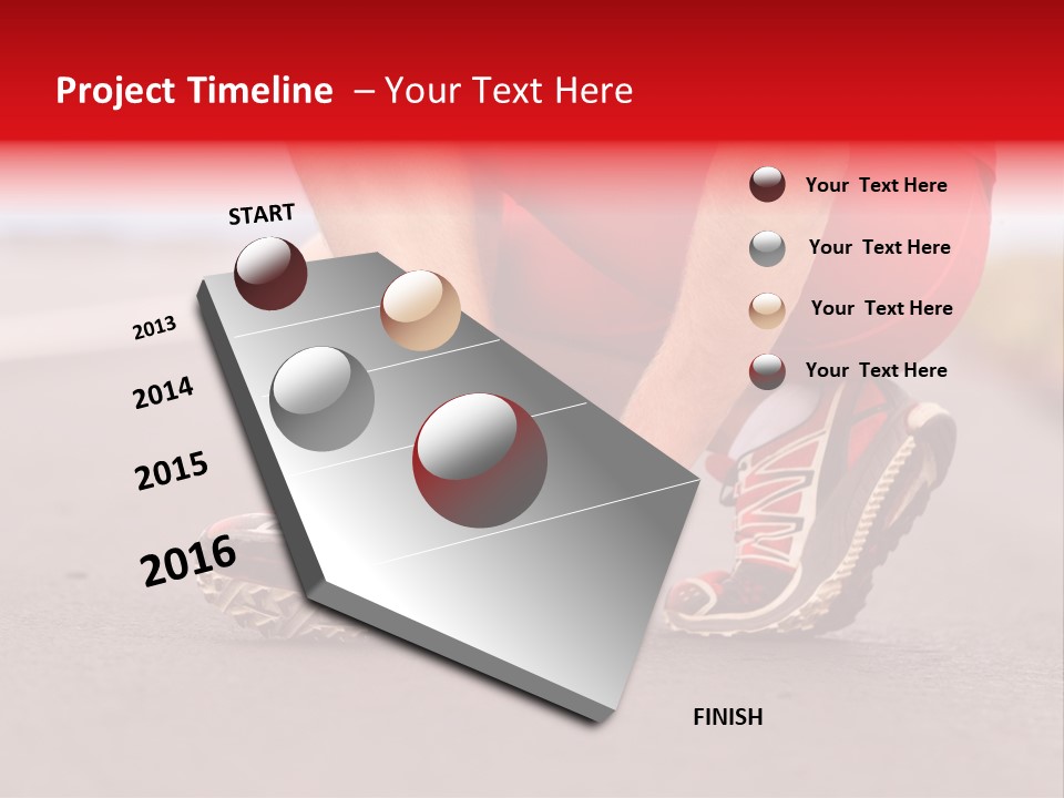 Foot Rupture Injury PowerPoint Template