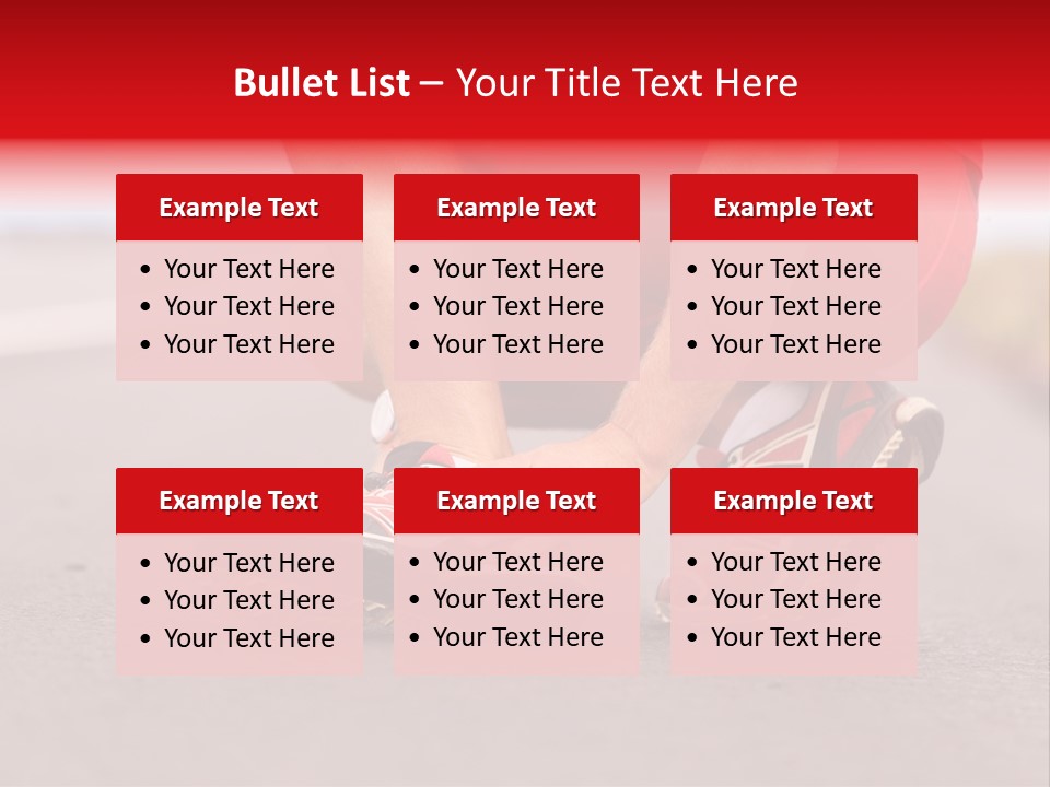Foot Rupture Injury PowerPoint Template