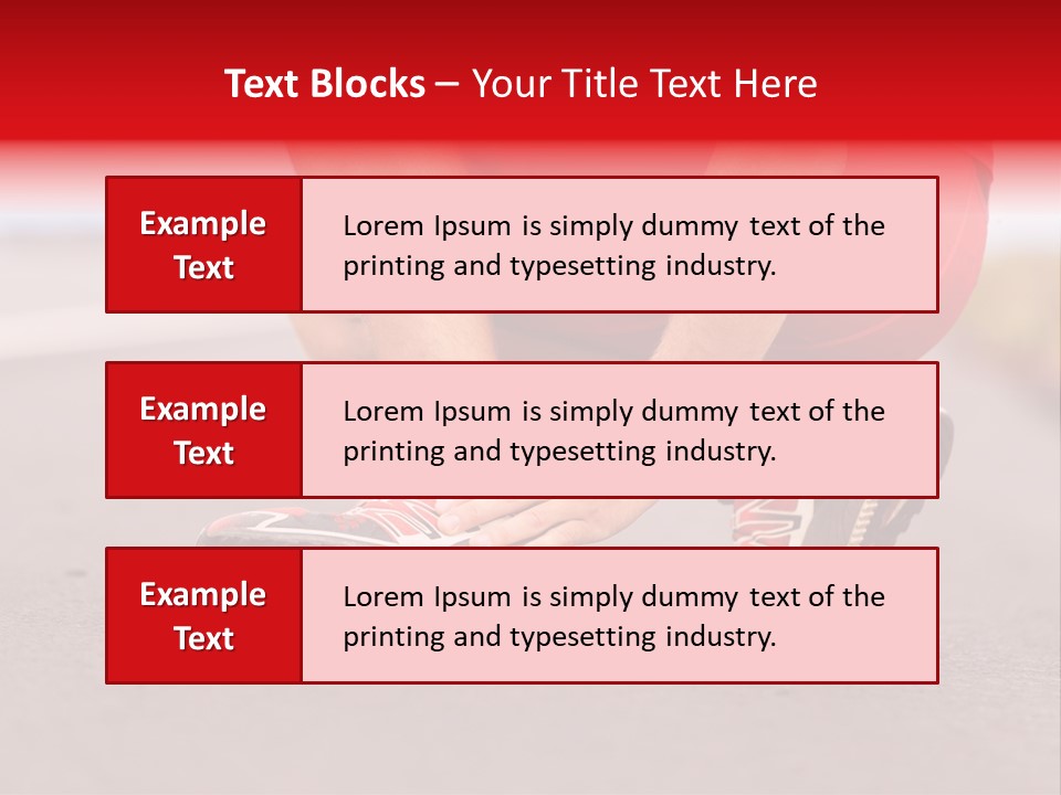 Foot Rupture Injury PowerPoint Template