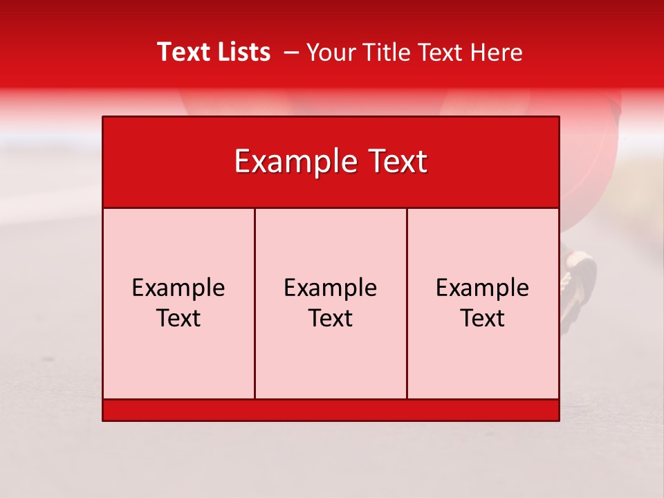 Foot Rupture Injury PowerPoint Template