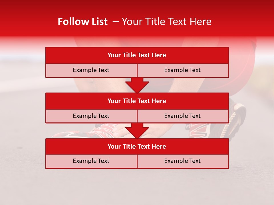 Foot Rupture Injury PowerPoint Template