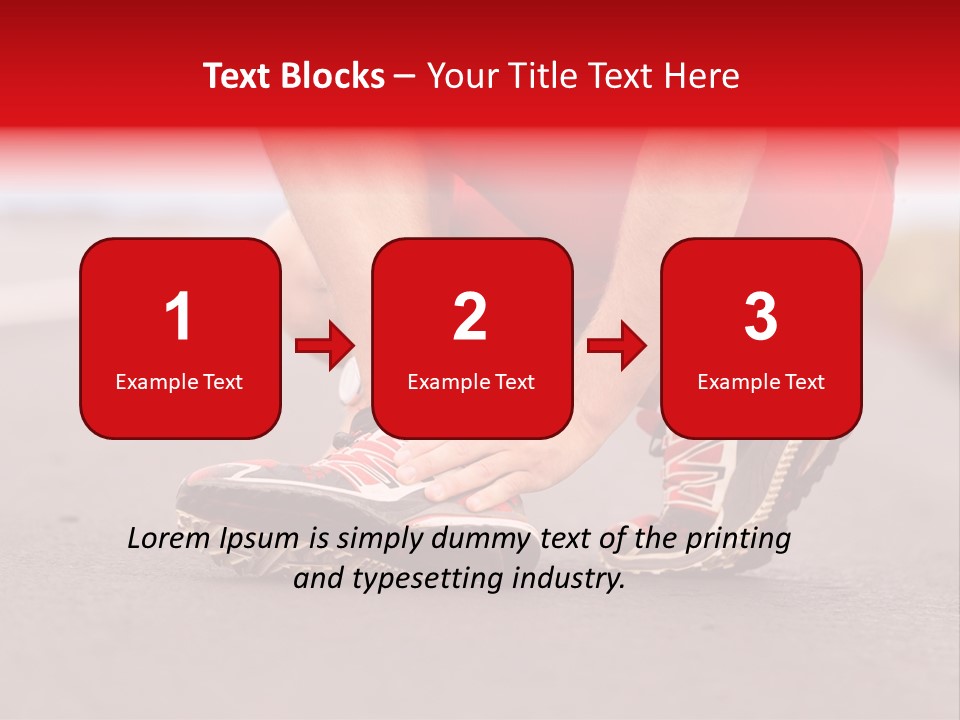 Foot Rupture Injury PowerPoint Template