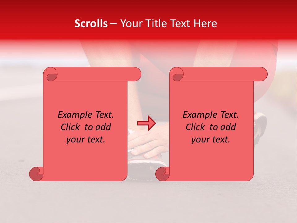 Foot Rupture Injury PowerPoint Template