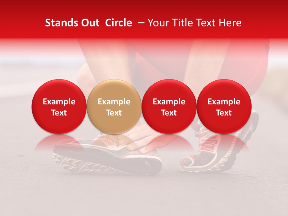 Foot Rupture Injury PowerPoint Template