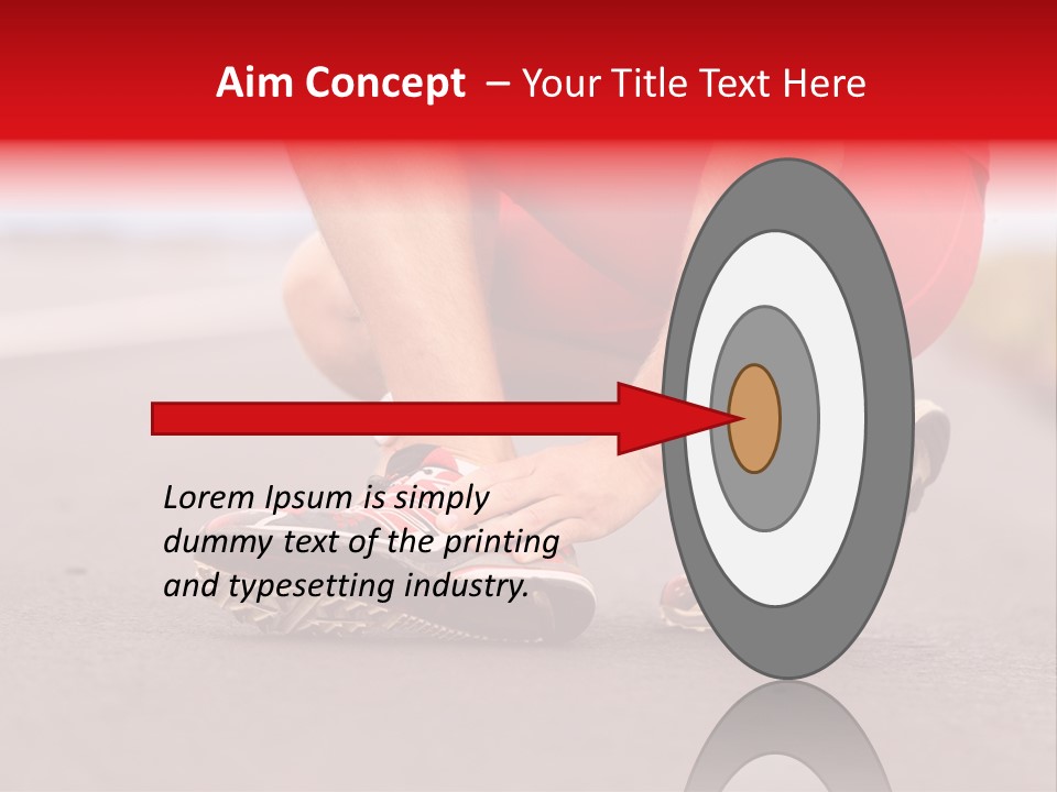 Foot Rupture Injury PowerPoint Template