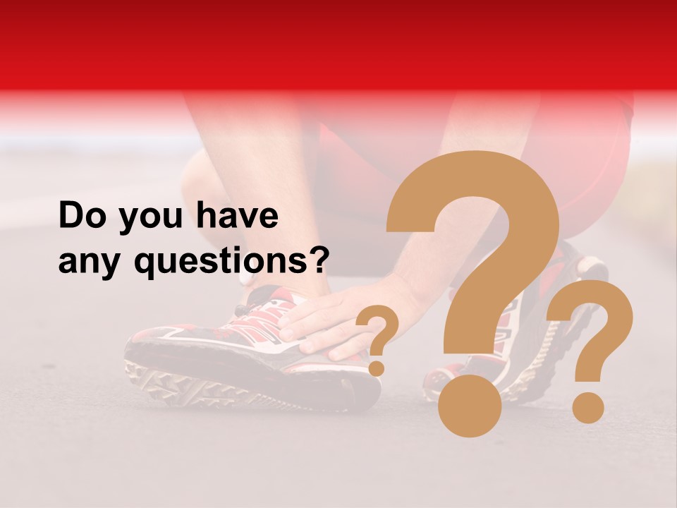 Foot Rupture Injury PowerPoint Template