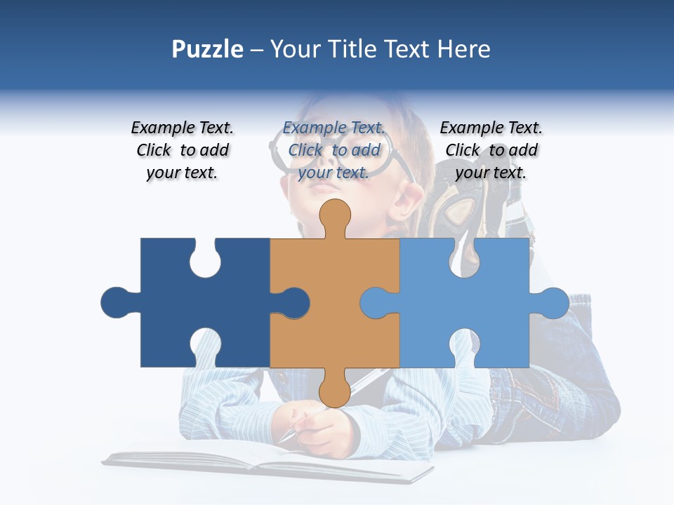 Copy Space Shirt Dreaming PowerPoint Template