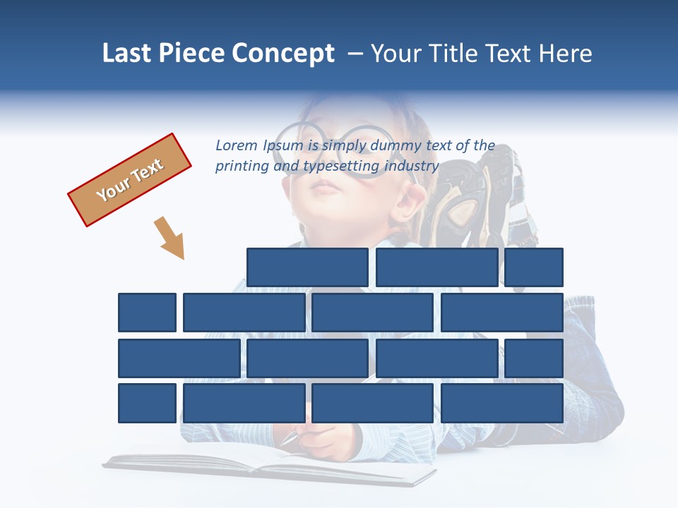 Copy Space Shirt Dreaming PowerPoint Template