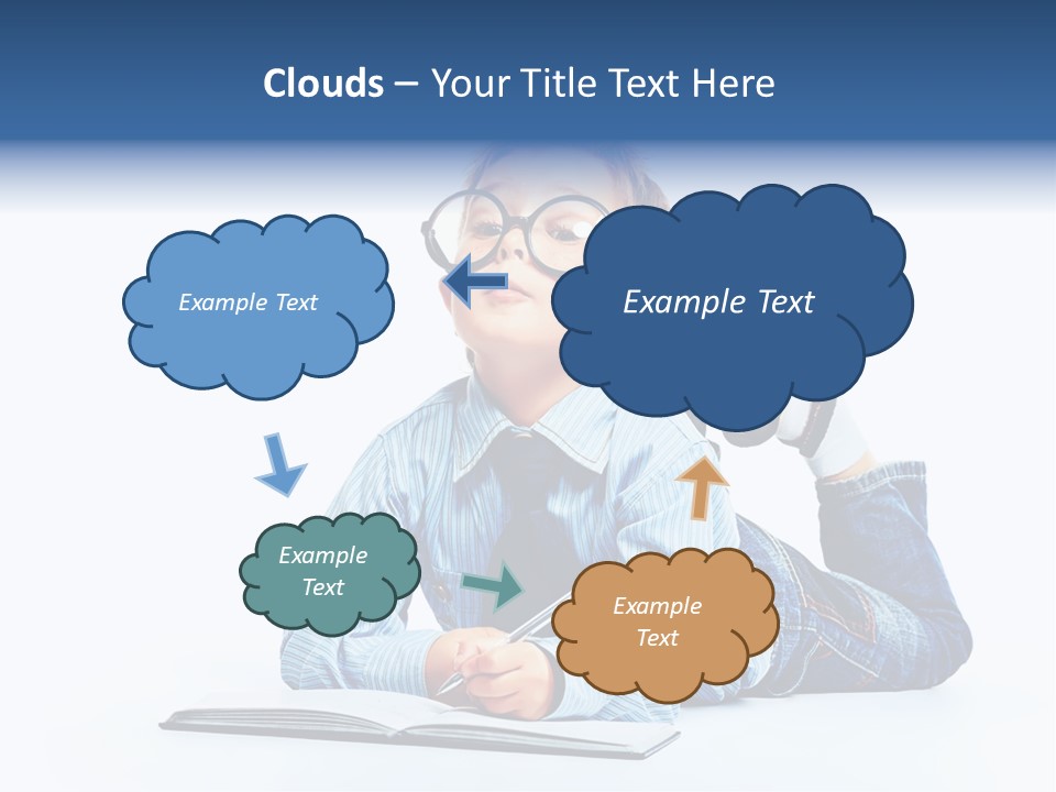 Copy Space Shirt Dreaming PowerPoint Template